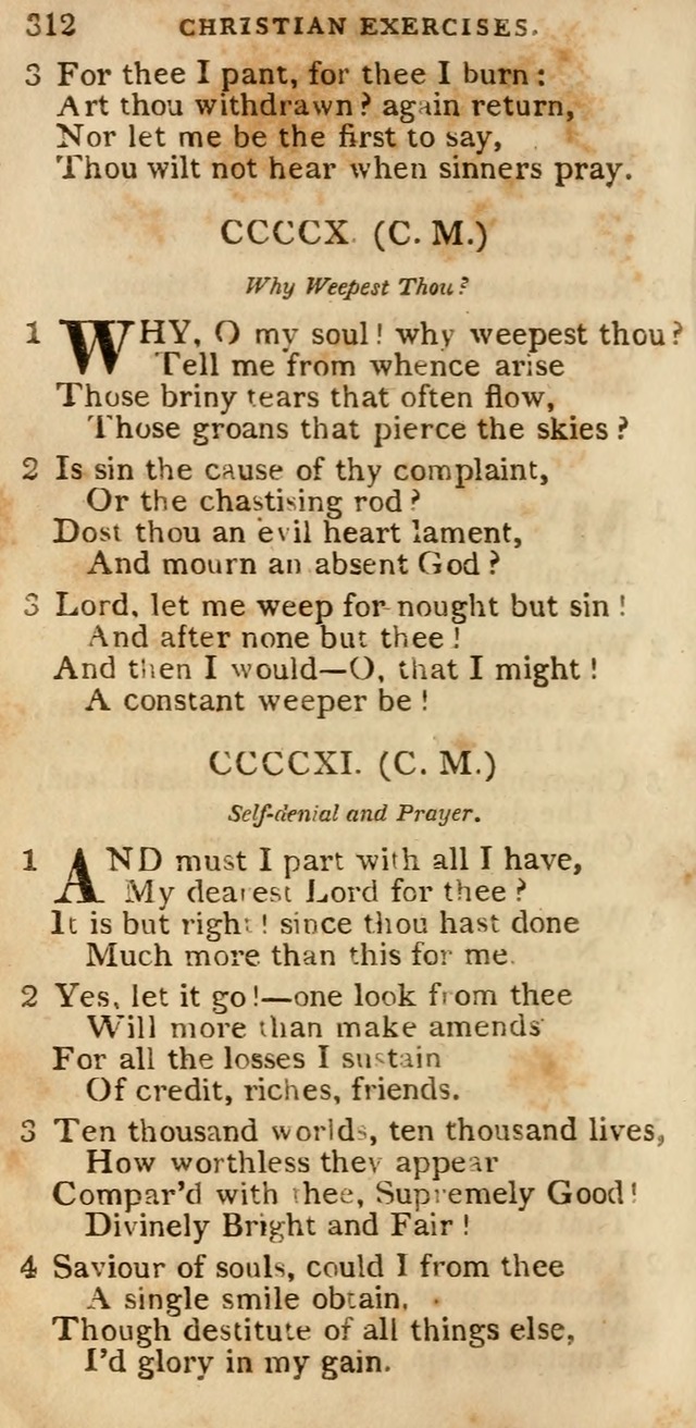 The Cluster of Spiritual Songs, Divine Hymns and Sacred Poems: being chiefly a collection (3rd ed. rev.) page 312