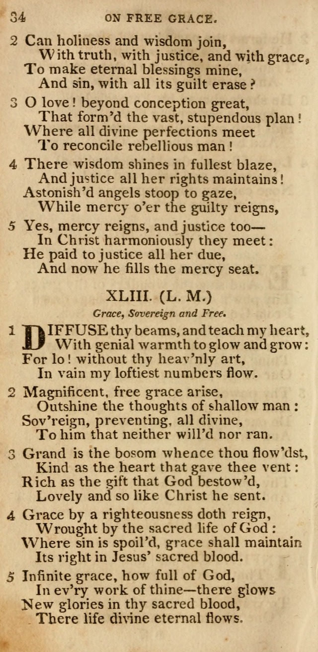 The Cluster of Spiritual Songs, Divine Hymns and Sacred Poems: being chiefly a collection (3rd ed. rev.) page 34