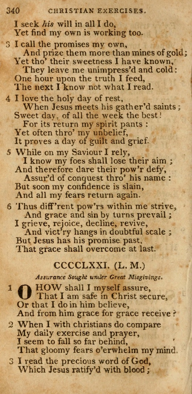 The Cluster of Spiritual Songs, Divine Hymns and Sacred Poems: being chiefly a collection (3rd ed. rev.) page 340