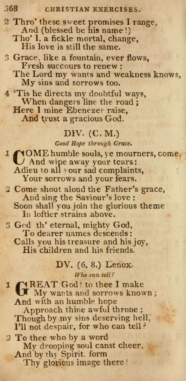 The Cluster of Spiritual Songs, Divine Hymns and Sacred Poems: being chiefly a collection (3rd ed. rev.) page 368