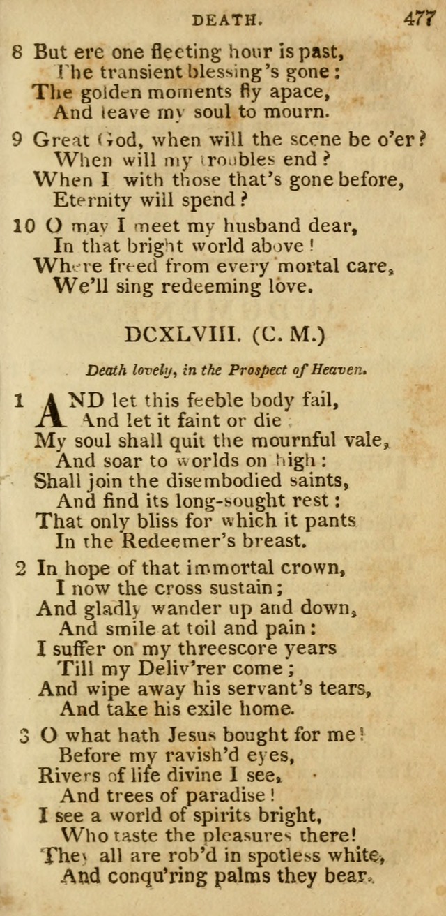The Cluster of Spiritual Songs, Divine Hymns and Sacred Poems: being chiefly a collection (3rd ed. rev.) page 477