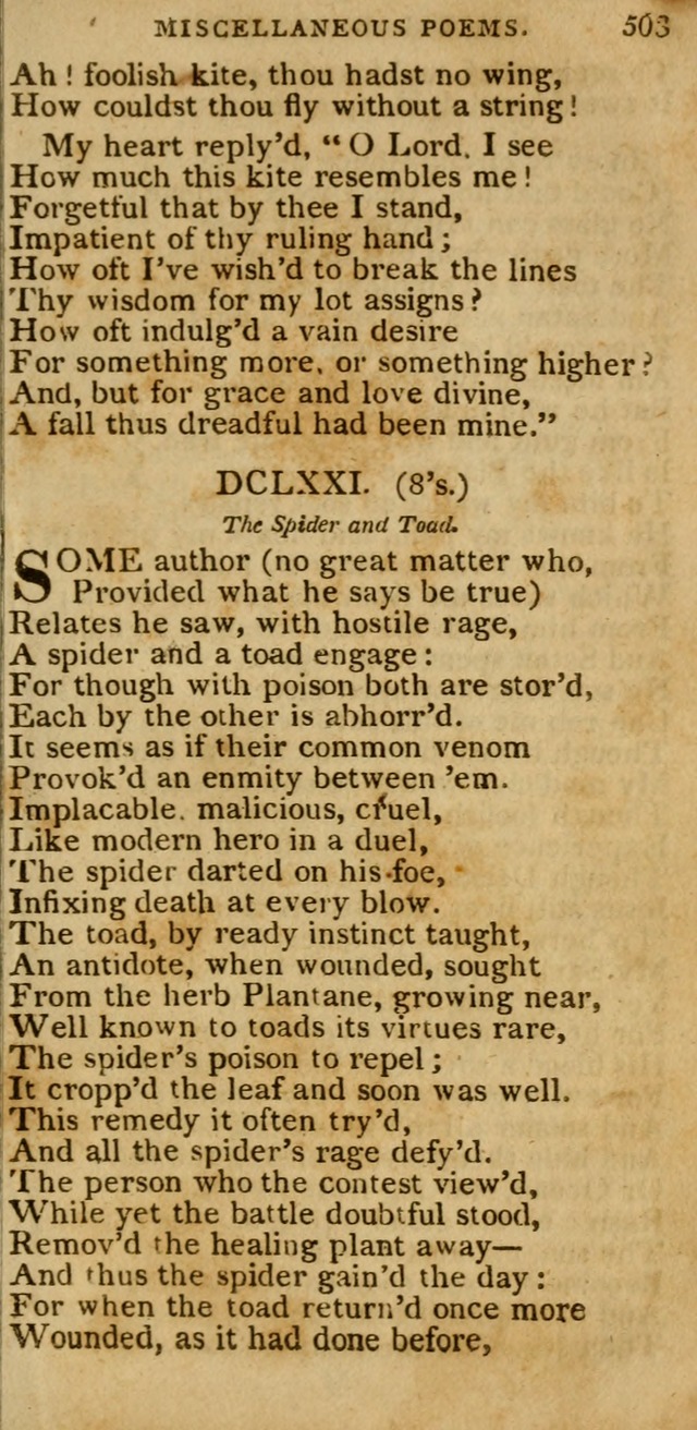 The Cluster of Spiritual Songs, Divine Hymns and Sacred Poems: being chiefly a collection (3rd ed. rev.) page 503