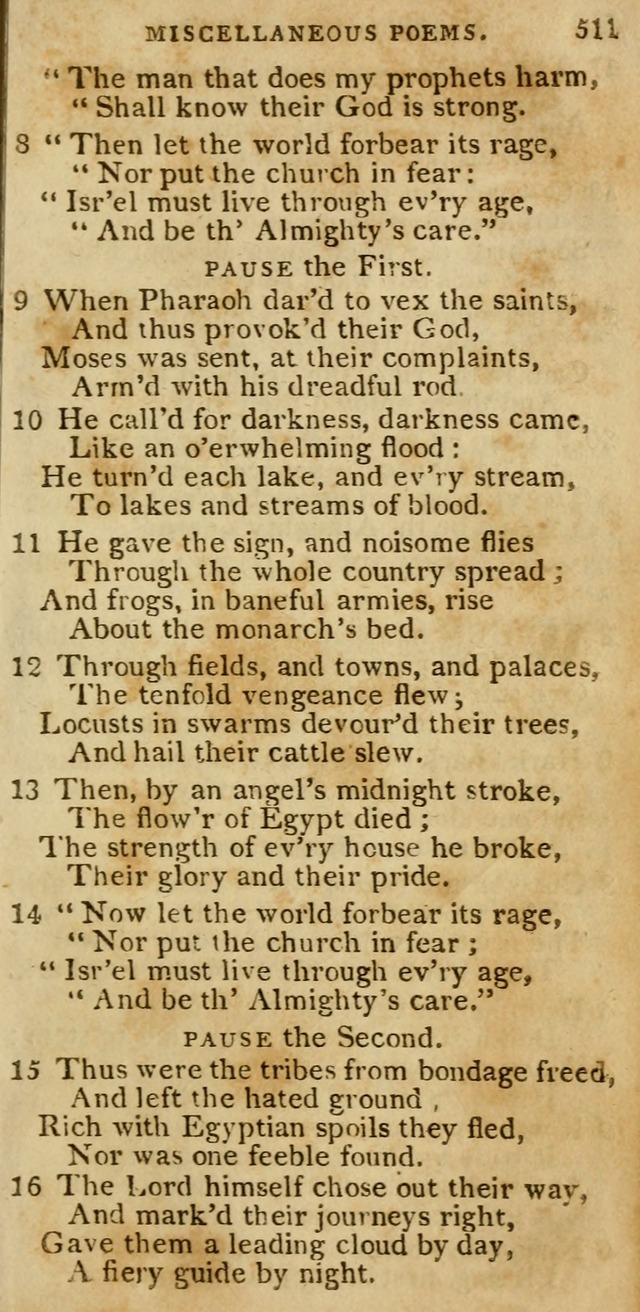 The Cluster of Spiritual Songs, Divine Hymns and Sacred Poems: being chiefly a collection (3rd ed. rev.) page 511