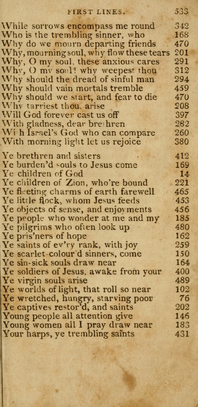 The Cluster of Spiritual Songs, Divine Hymns and Sacred Poems: being chiefly a collection (3rd ed. rev.) page 533