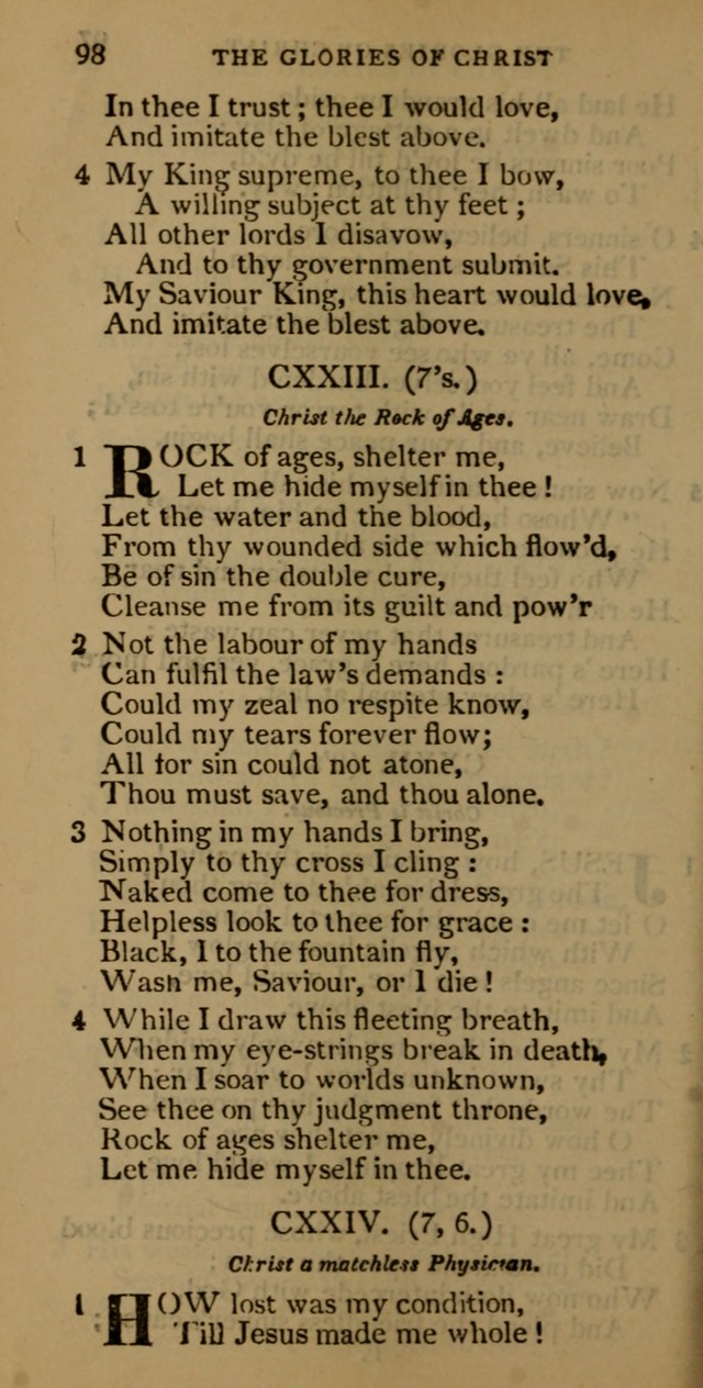 Cluster of spiritual songs, divine hymns, and sacred poems: being chiefly a collection page 105