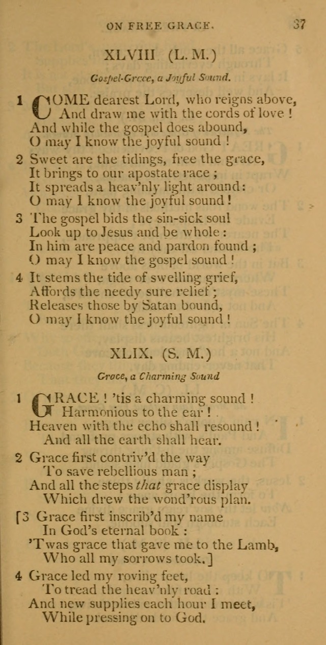 Cluster of spiritual songs, divine hymns, and sacred poems: being chiefly a collection page 44