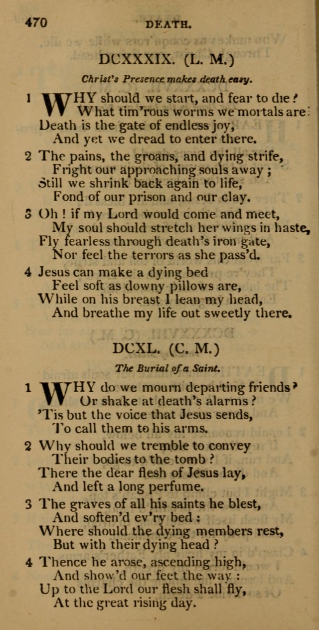 Cluster of spiritual songs, divine hymns, and sacred poems: being chiefly a collection page 479