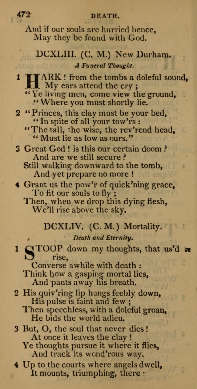 Cluster of spiritual songs, divine hymns, and sacred poems: being chiefly a collection page 481