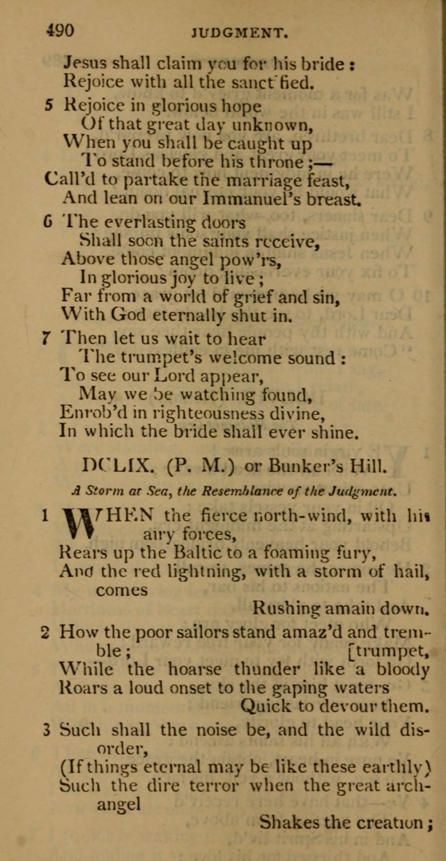 Cluster of spiritual songs, divine hymns, and sacred poems: being chiefly a collection page 499