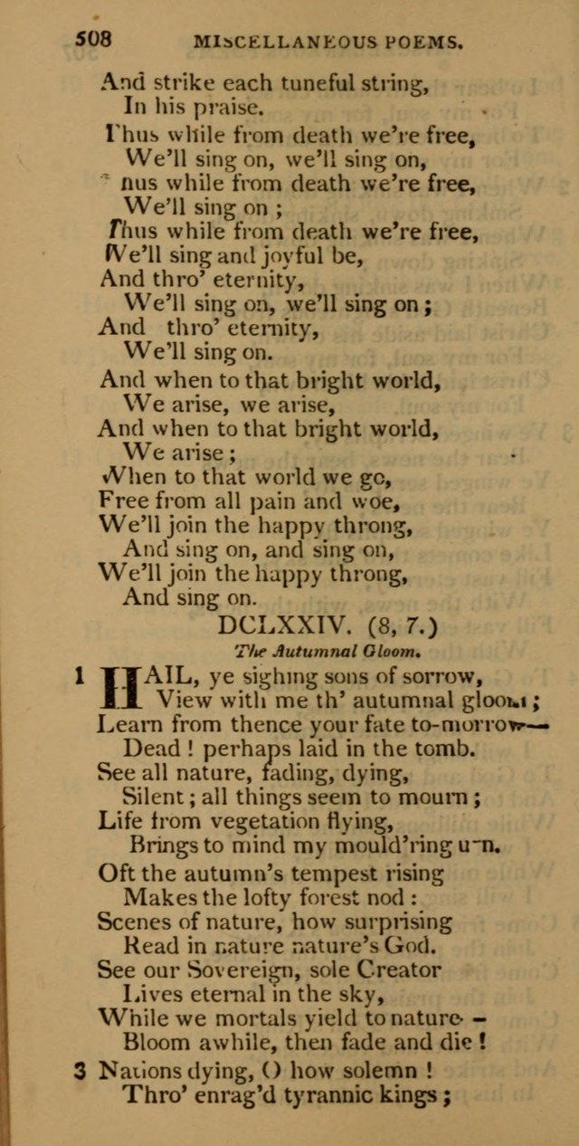 Cluster of spiritual songs, divine hymns, and sacred poems: being chiefly a collection page 517