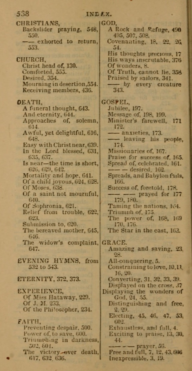 Cluster of spiritual songs, divine hymns, and sacred poems: being chiefly a collection page 547