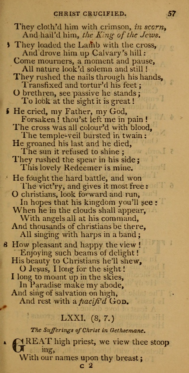 Cluster of spiritual songs, divine hymns, and sacred poems: being chiefly a collection page 64