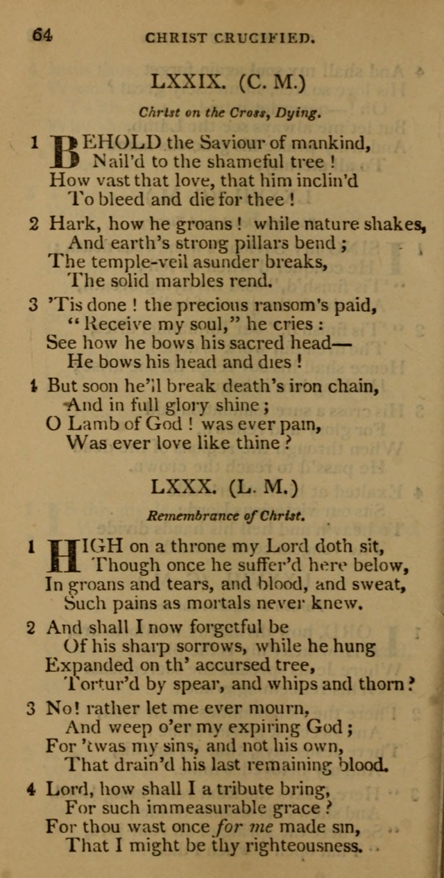 Cluster of spiritual songs, divine hymns, and sacred poems: being chiefly a collection page 71