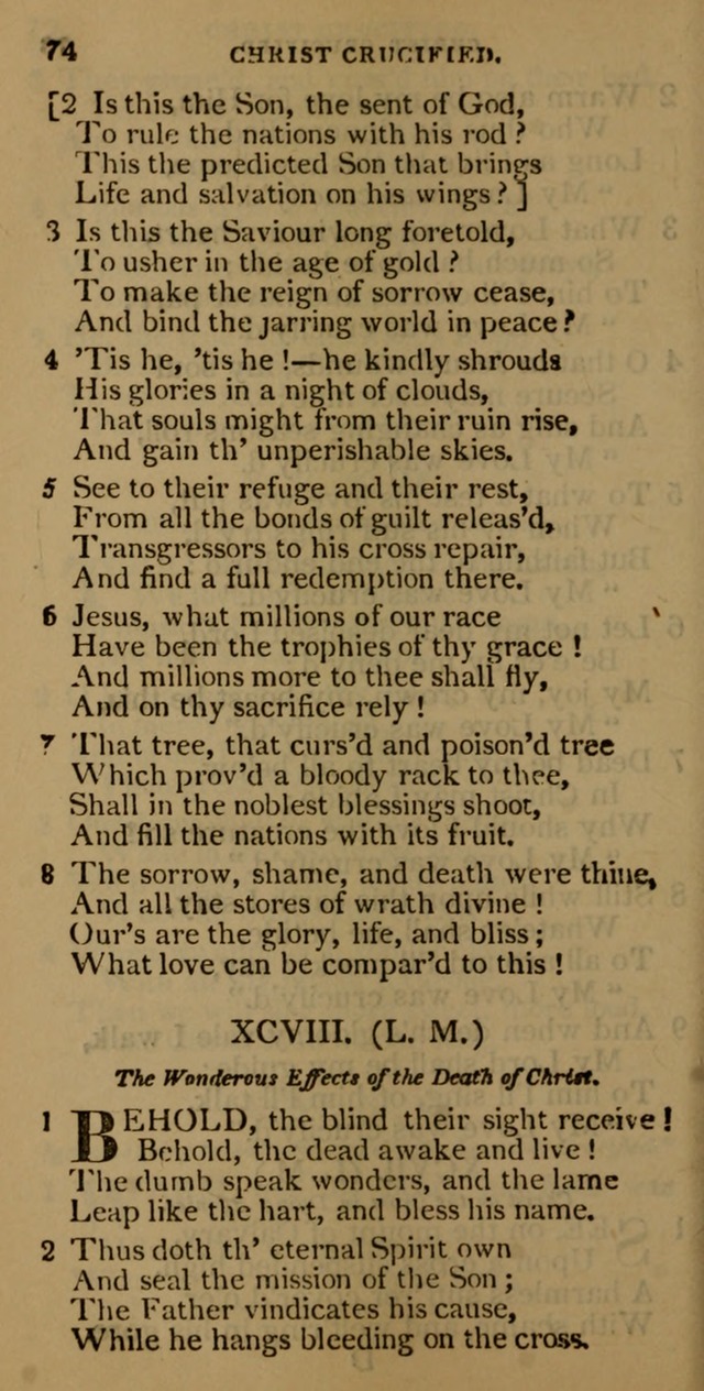 Cluster of spiritual songs, divine hymns, and sacred poems: being chiefly a collection page 81