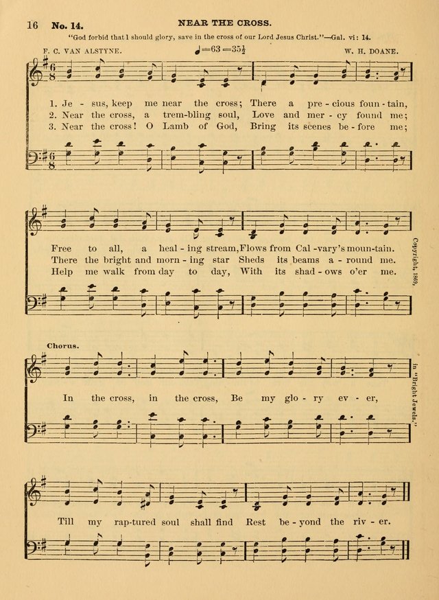 The Christian Sunday School Hymnal: a compilation of choice hymns and tunes for Sunday schools page 16