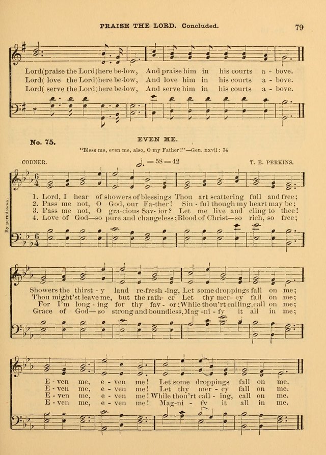 The Christian Sunday School Hymnal: a compilation of choice hymns and tunes for Sunday schools page 79