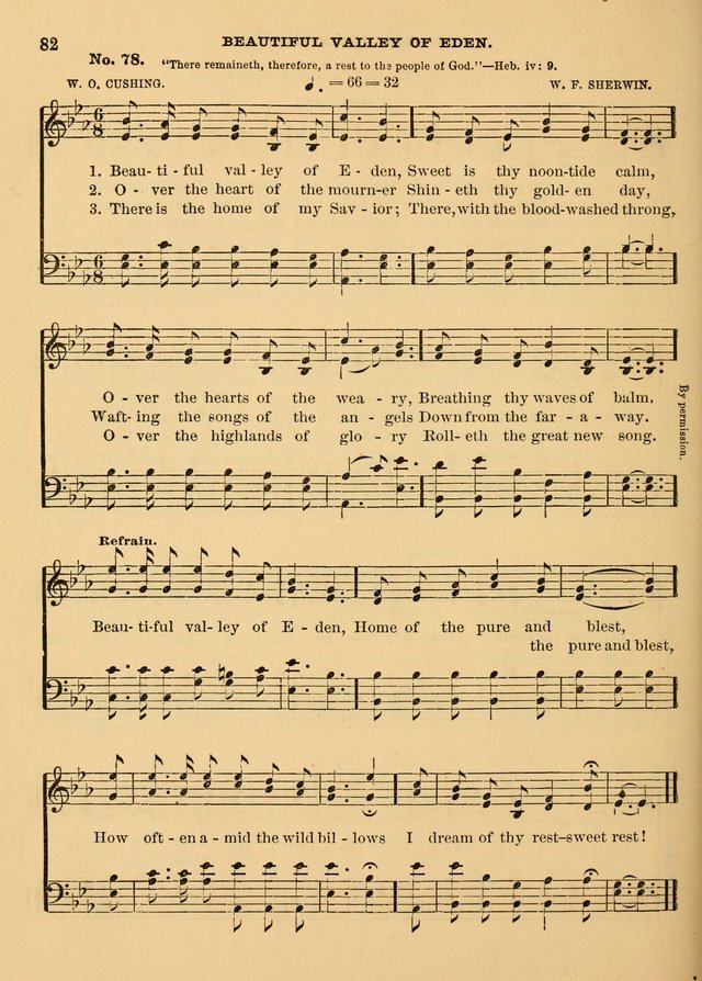 The Christian Sunday School Hymnal: a compilation of choice hymns and tunes for Sunday schools page 82