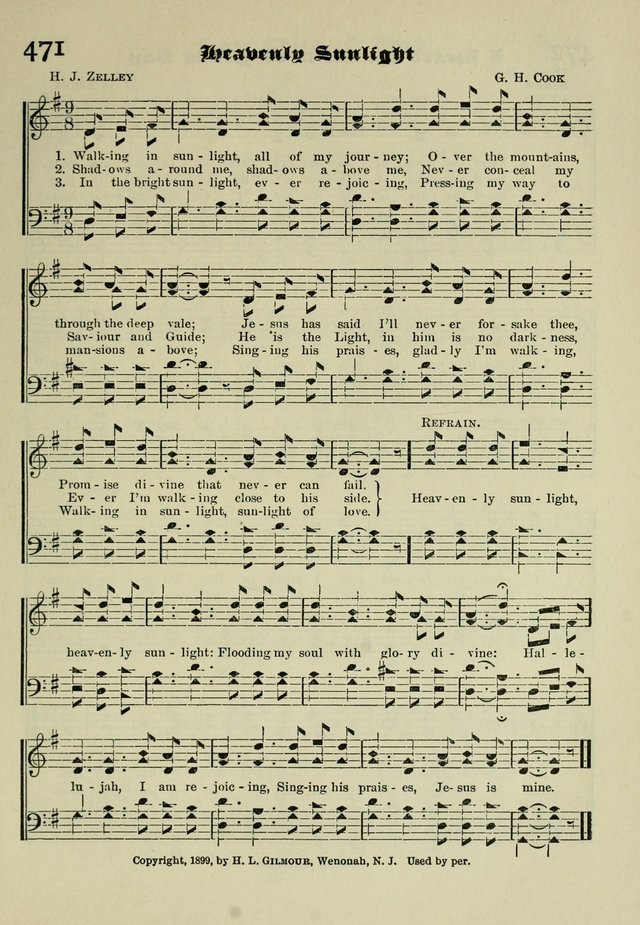 Church and Sunday School Hymnal with Supplement: a Collection of Hymns and Sacred Songs ... [with Deutscher Anhang] page 349