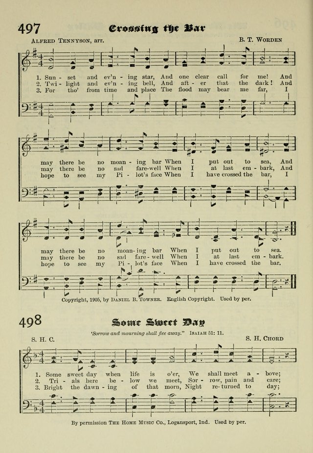 Church and Sunday School Hymnal with Supplement: a Collection of Hymns and Sacred Songs ... [with Deutscher Anhang] page 374