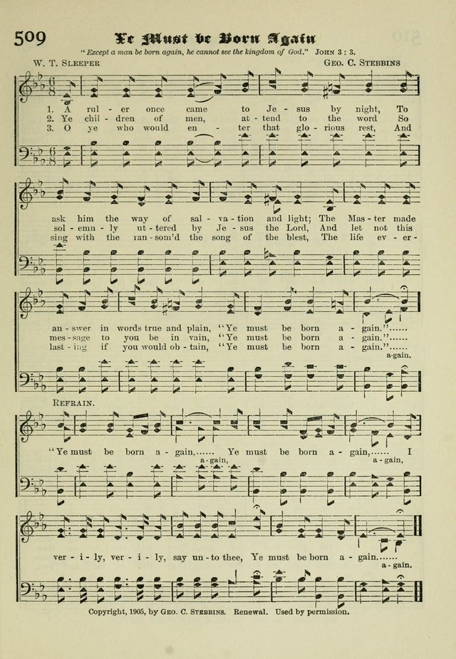 Church and Sunday School Hymnal with Supplement: a Collection of Hymns and Sacred Songs ... [with Deutscher Anhang] page 385