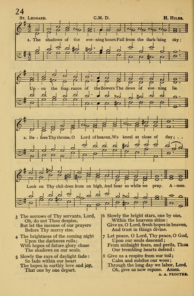 Columbia University Hymnal page 24