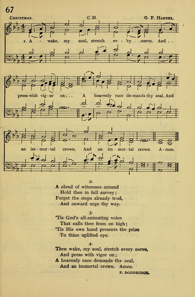 Columbia University Hymnal page 73