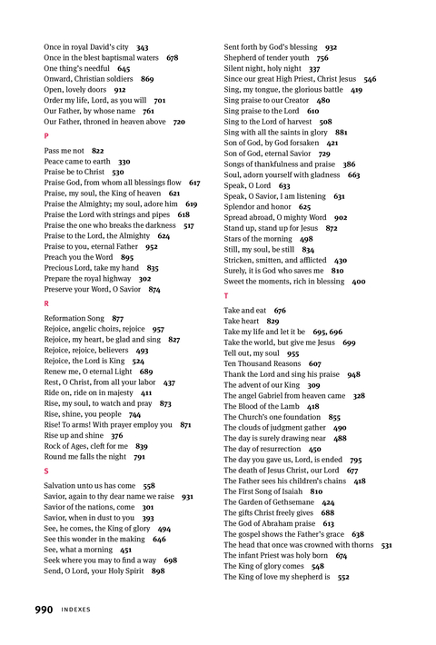 Christian Worship: Hymnal page 1050