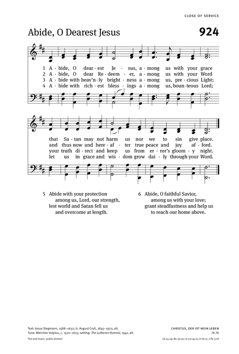 Christian Worship: Hymnal page 981