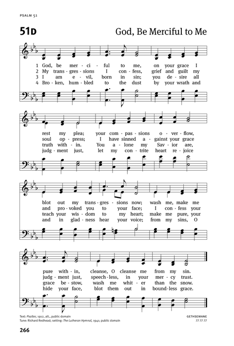 Christian Worship: Psalter page 266