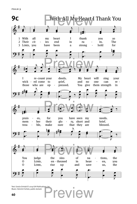 Christian Worship: Psalter page 40