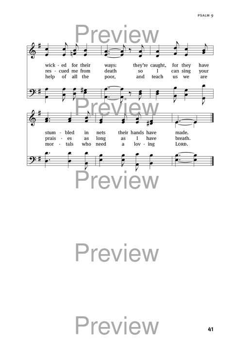 Christian Worship: Psalter page 41