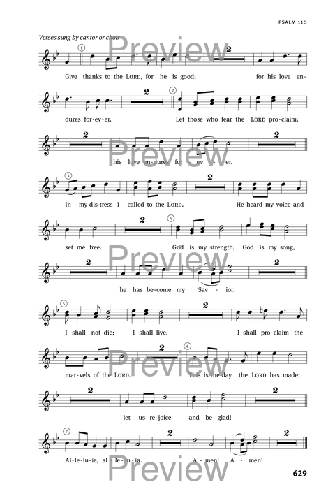 Christian Worship: Psalter page 629