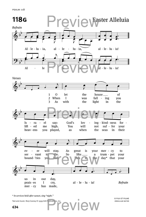 Christian Worship: Psalter page 634