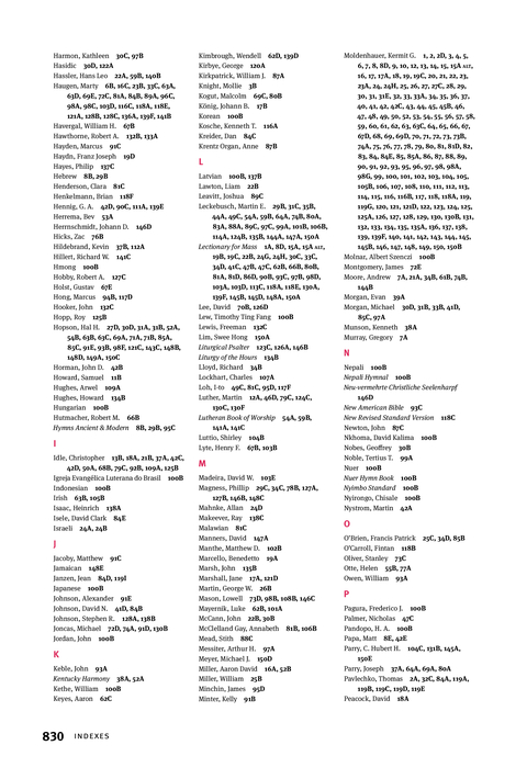 Christian Worship: Psalter page 830