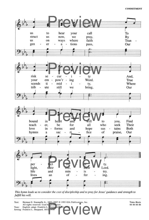 Christian Worship (2008): supplement page 215