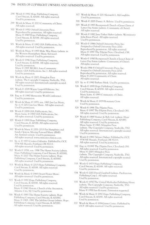Community of Christ Sings page 804