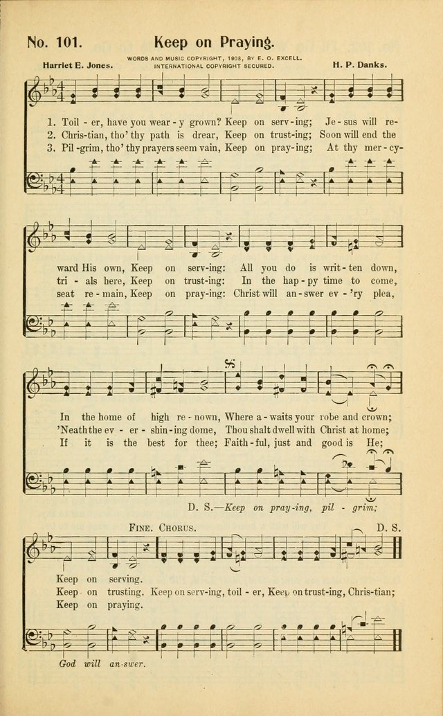 Diadems: a collection of religious songs, new and old, for the church and Sunday school page 101