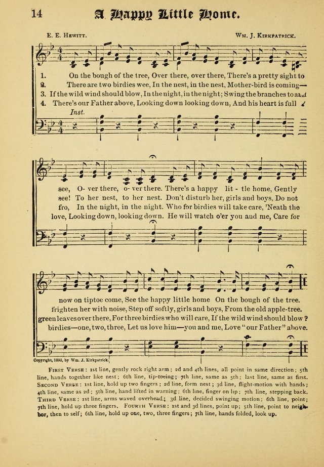 Dew Drops: comprising new songs, hymns, etc. for young singers page 12