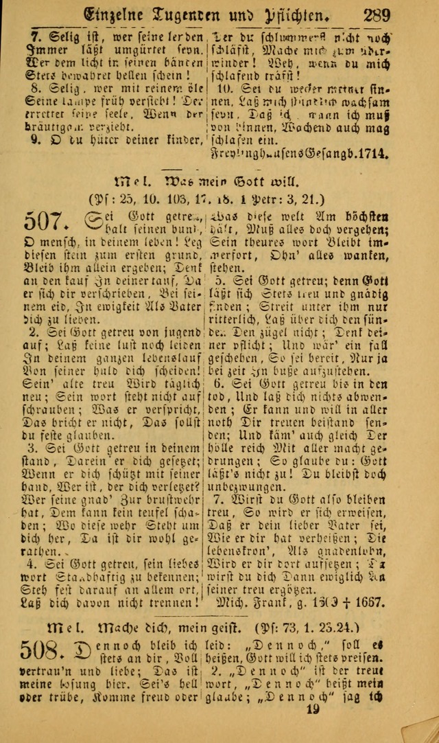 Deutsches Gesangbuch für die Evangelisch-Luterische Kirche in den Vereinigten Staaten: herausgegeben mit kirchlicher Genehmigung (22nd aufl.) page 291