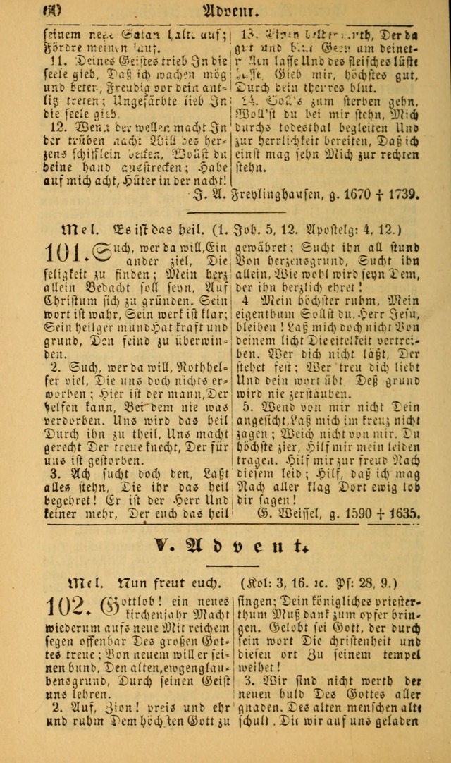 Deutsches Gesangbuch für die Evangelisch-Luterische Kirche in den Vereinigten Staaten: herausgegeben mit kirchlicher Genehmigung (22nd aufl.) page 60