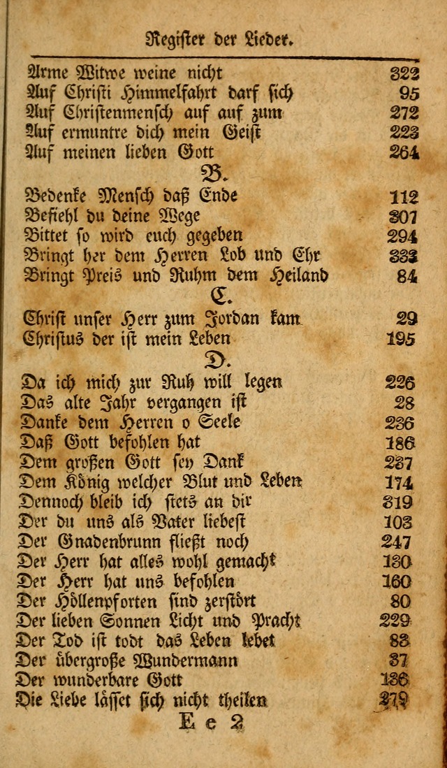 Das neu eingerichtete Gesang-buch: bestehend aus einer Sammlung der besten Lieder, zum gebrauch des öffentlichen Deutschen Gottesdienstes