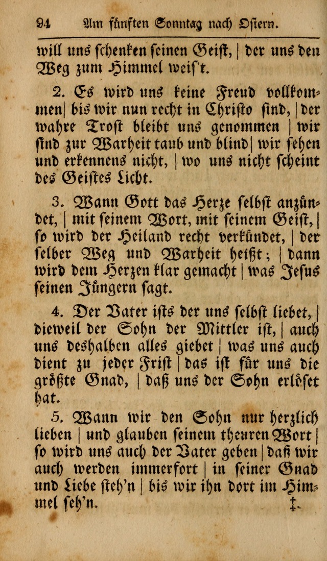 Das neu eingerichtete Gesang-buch: bestehend aus einer Sammlung der besten Lieder, zum gebrauch des öffentlichen Deutschen Gottesdienstes