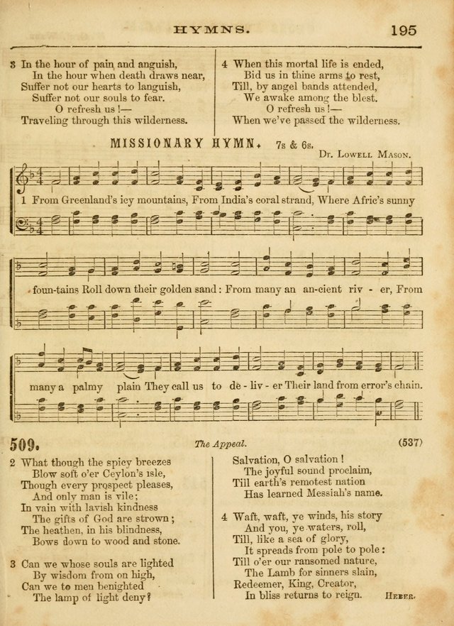 The Devotional Hymn and Tune Book: for social and public worship page 195