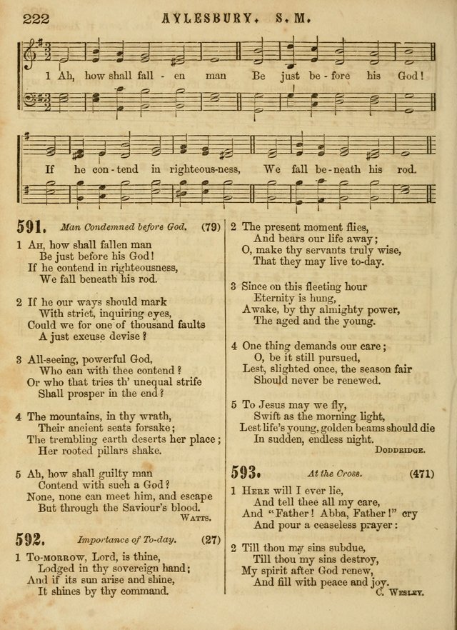 The Devotional Hymn and Tune Book: for social and public worship page 222