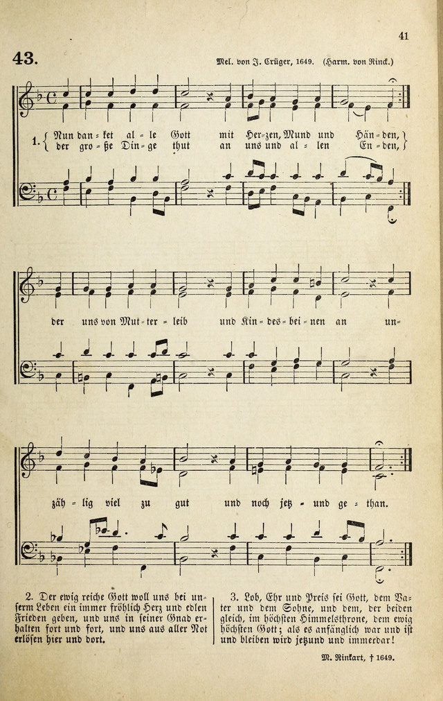 Deutsches Liederbuch: Sammlung von Chorälen und Liedern für Schule und Haus page 41