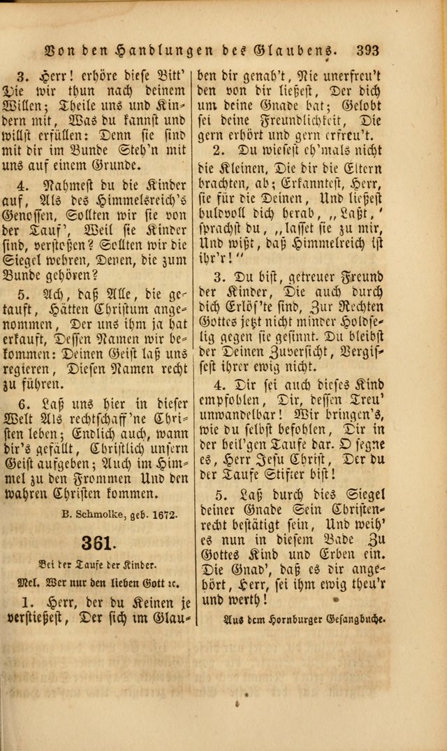 Die Psalmen Davids: nebst einer Sammlung Geistlicher lieder für Oeffentlichen und Privat-Gottesdienst page 395