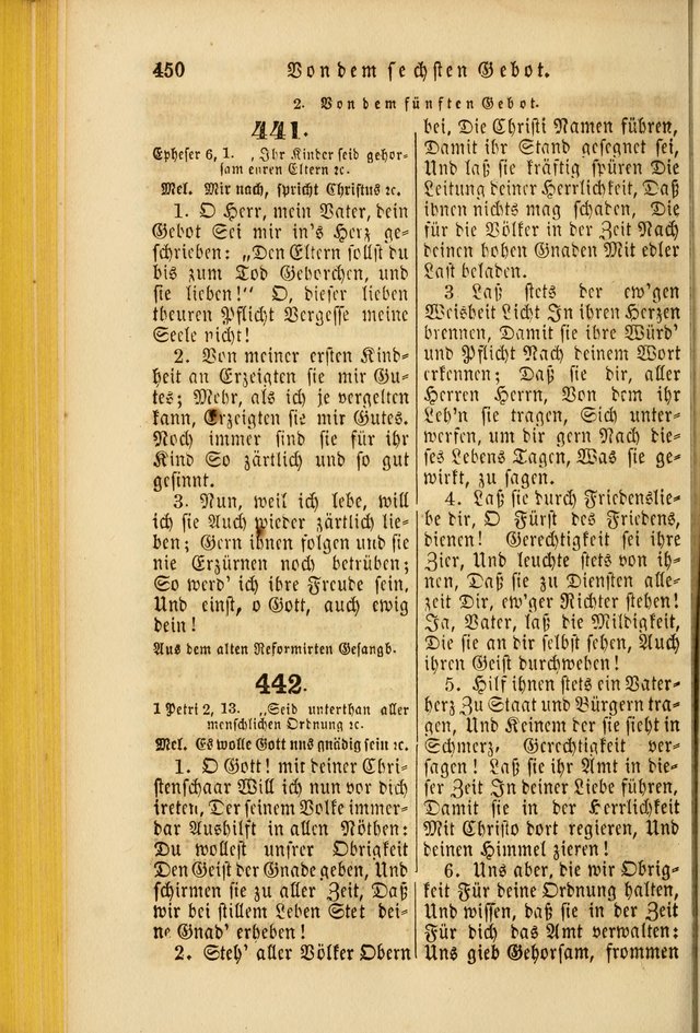 Die Psalmen Davids: nebst einer Sammlung Geistlicher lieder für Oeffentlichen und Privat-Gottesdienst page 452