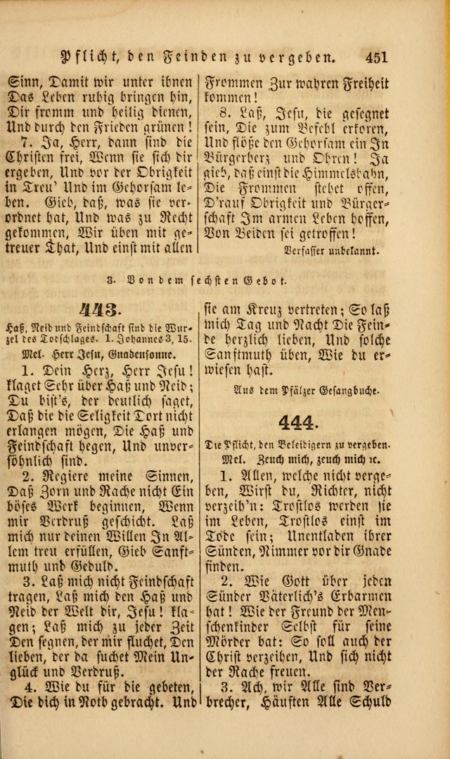 Die Psalmen Davids: nebst einer Sammlung Geistlicher lieder für Oeffentlichen und Privat-Gottesdienst page 453