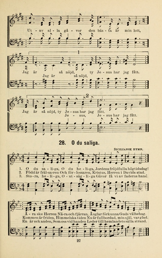 De Ungas Sångbok: utgiven för Söndagsskolan Ungdomsmötet och hemmet page 32