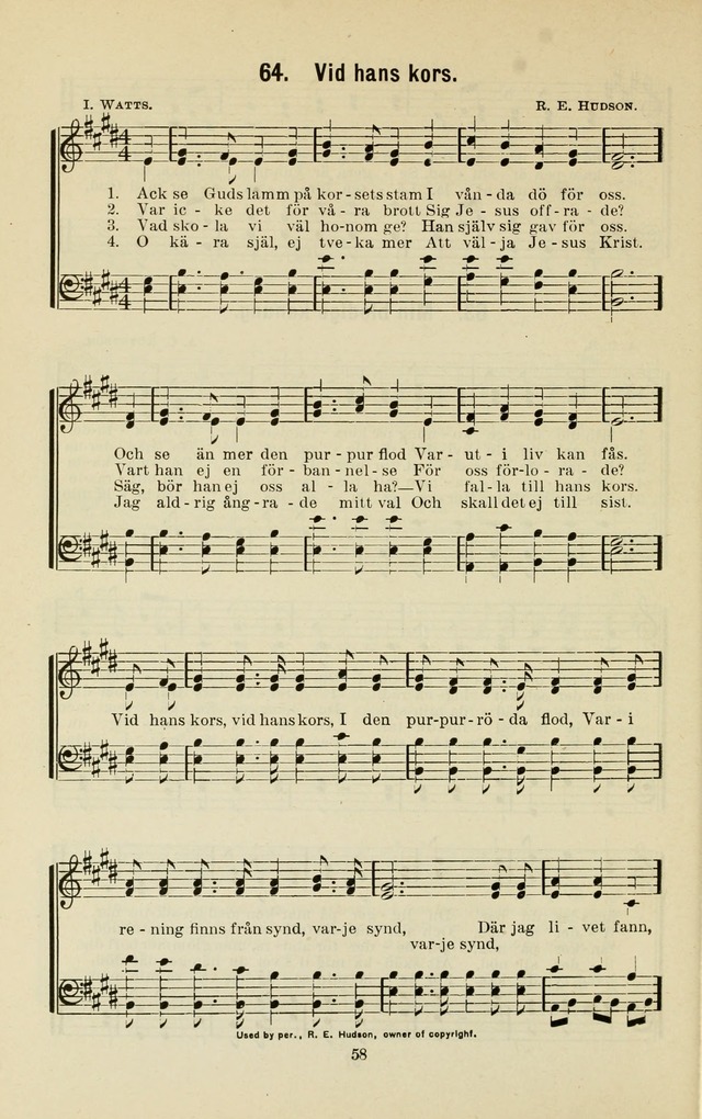 De Ungas Sångbok: utgiven för Söndagsskolan Ungdomsmötet och hemmet page 63
